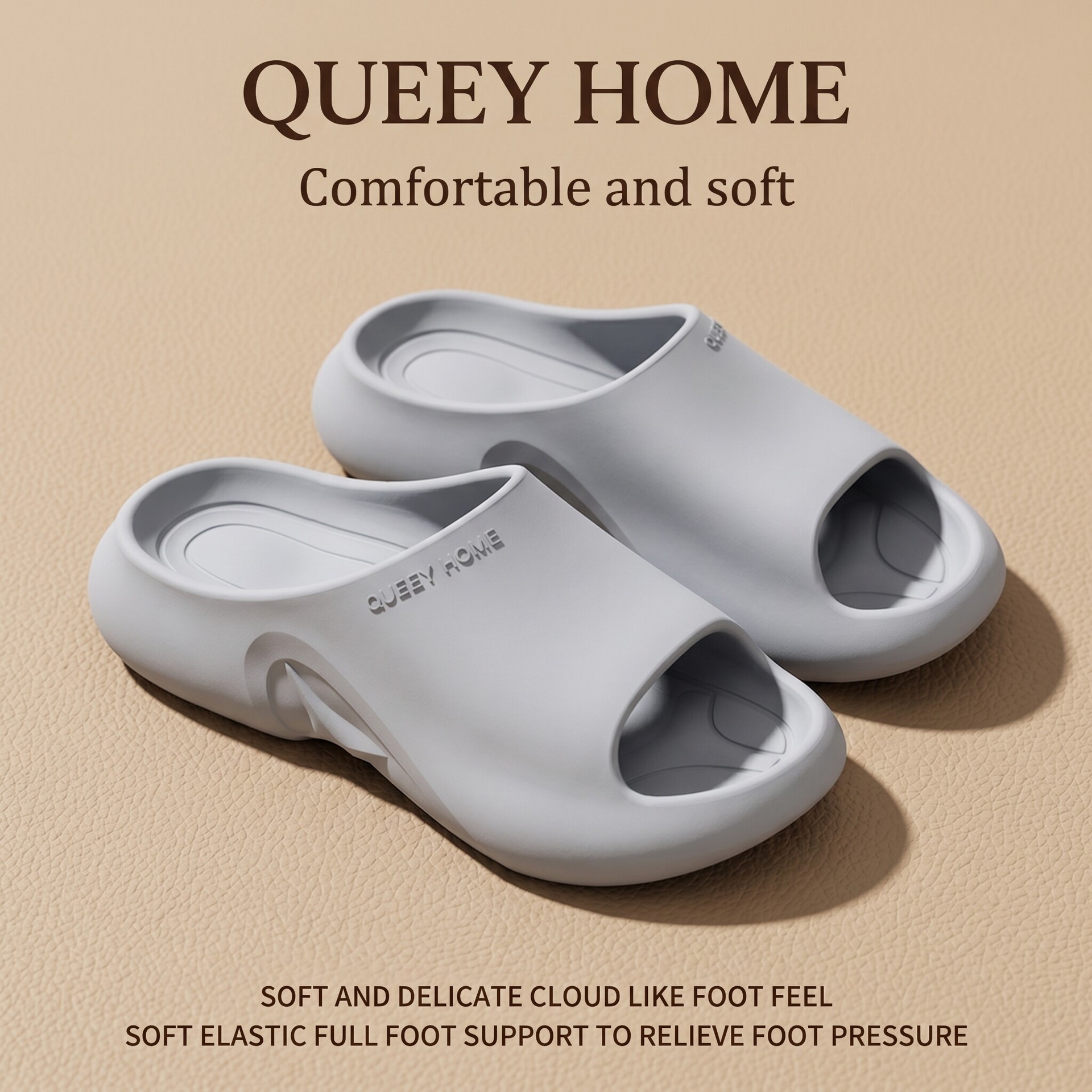 Pantofole estive da uomo di nuovo stile, abbigliamento esterno semplice, antiscivolo, antibatteriche, casa interna con suola spessa, non puzzolenti, silenziose, comode, pantofole da donna