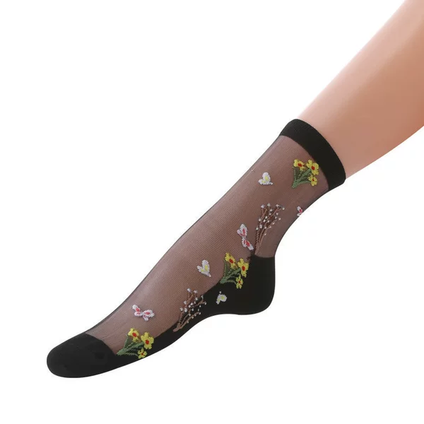 Wildflower black stockings