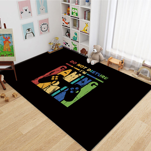 Amazon cross-border game console handle carpet 3D cartoon e-sports video game room full carpet wholesale