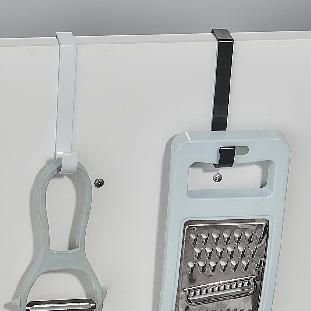 Single hook hook new door panel clip hook cabinet door hook drying clip hook shower curtain hook space aluminum