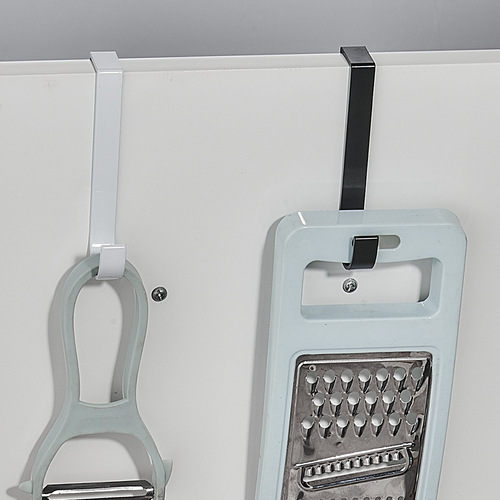 Single hook hook new door panel clip hook cabinet door hook drying clip hook shower curtain hook space aluminum