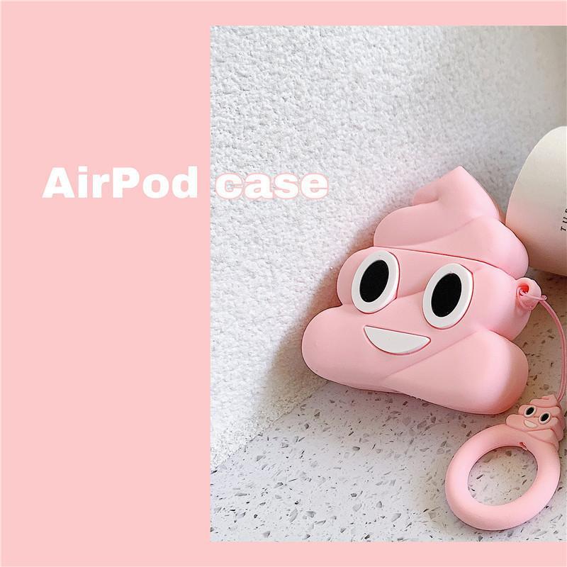 Airpods caso protector oso Apple Bluetooth auricular inalámbrico de dibujos animados lindo caja de silicona Shell aplicable