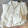 Zd-F732#Blue grid puppy