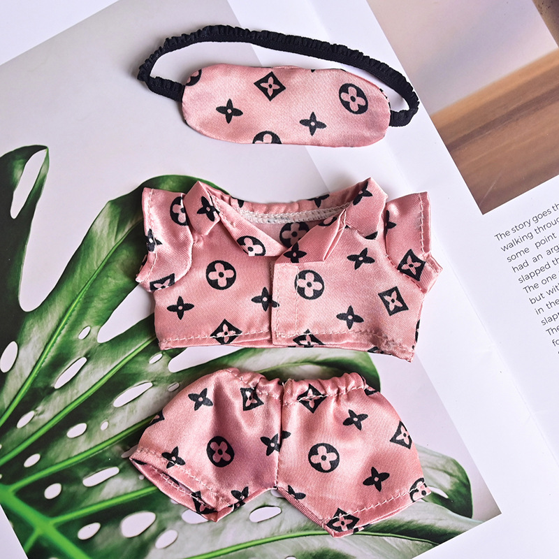 衣類のみ】ラブブ服 ビニールフェイスペンダント 人形パジャマ 17cm ラブブベビー服 周辺アクセサリー|undefined
