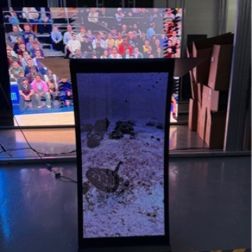 Shenzhen Hailide LED Podium Screen, Movable and Rotating Screen, Dimensions: 480*960mm / 640*960mm
