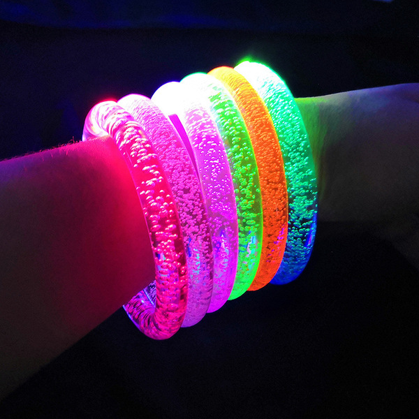 LED round air bubble flash bracelet music concert Acrylic light…