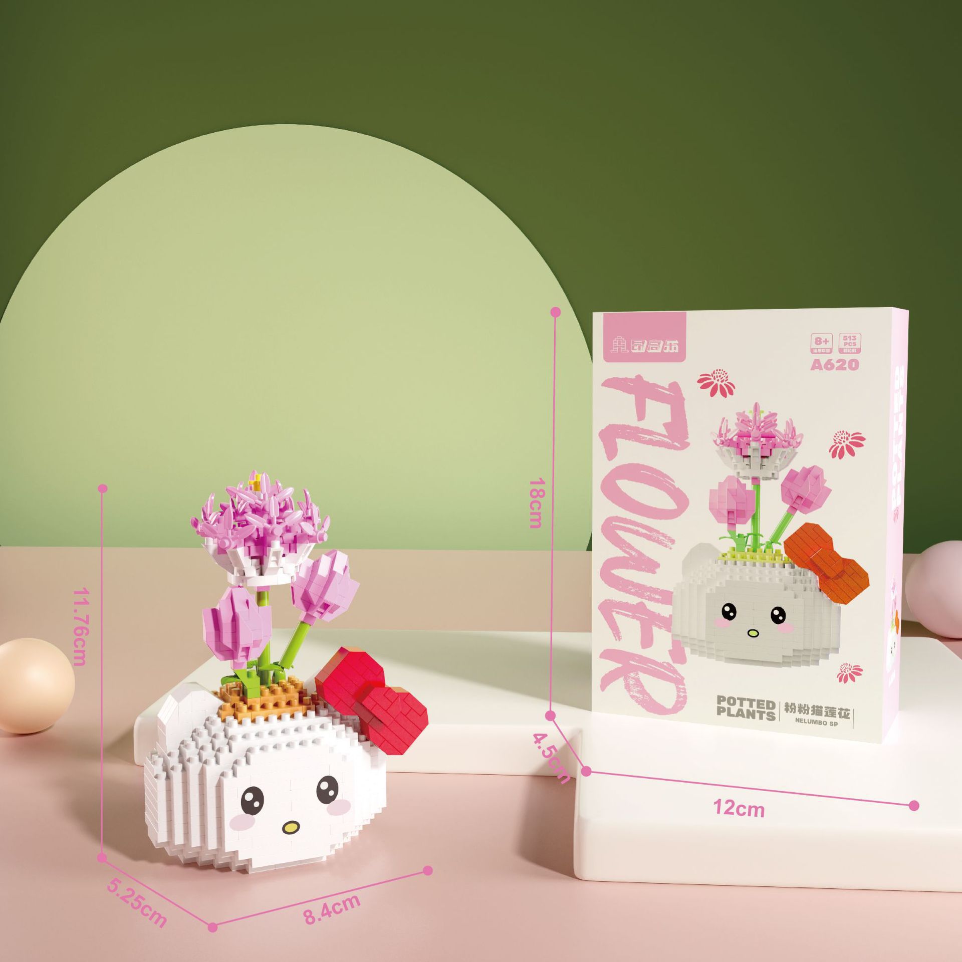 Anggaole en maceta flor eterna compatible con Lego ensamblado bloques de construcción muñeca de La Flor de los niños educativos adornos de juguete al por mayor