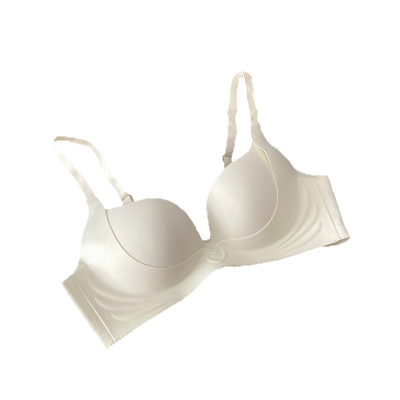 Supporting wireless bra, underwear, breathable bra top