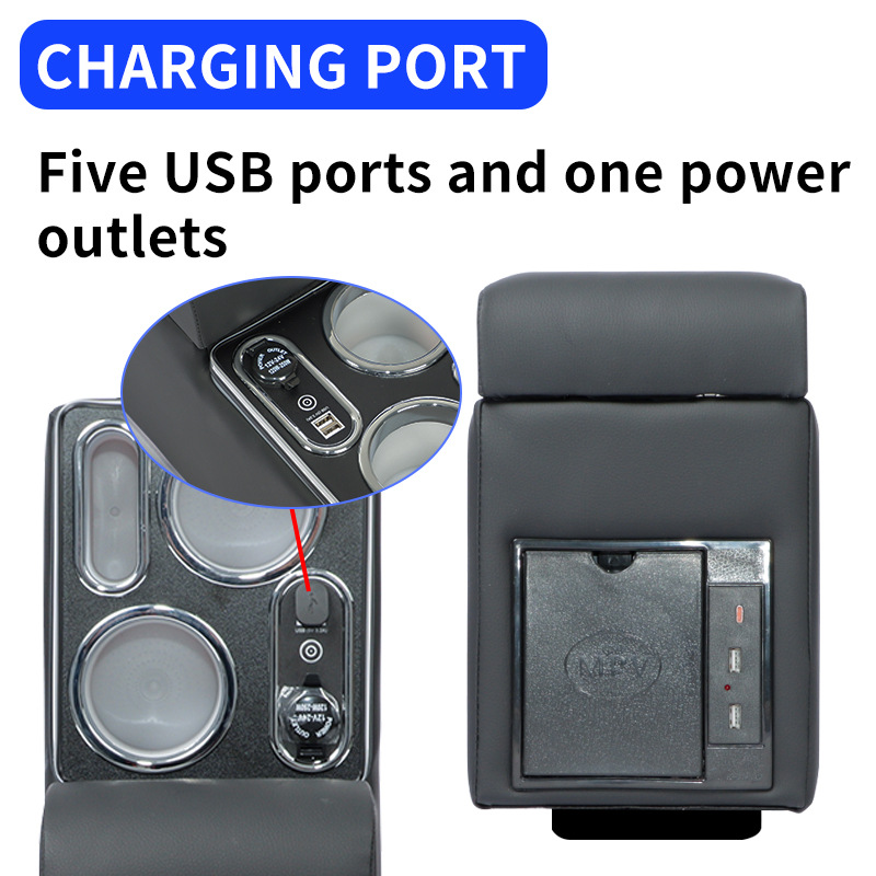 Suitable for Nissan Serena E-Power C27 C26 Console Armrest Box Middle Storage Box