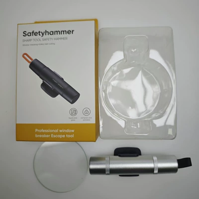 Qəza çəkici car life-saving escape car multi-function - q5-metal-starry-sky-silver-base-test-glass