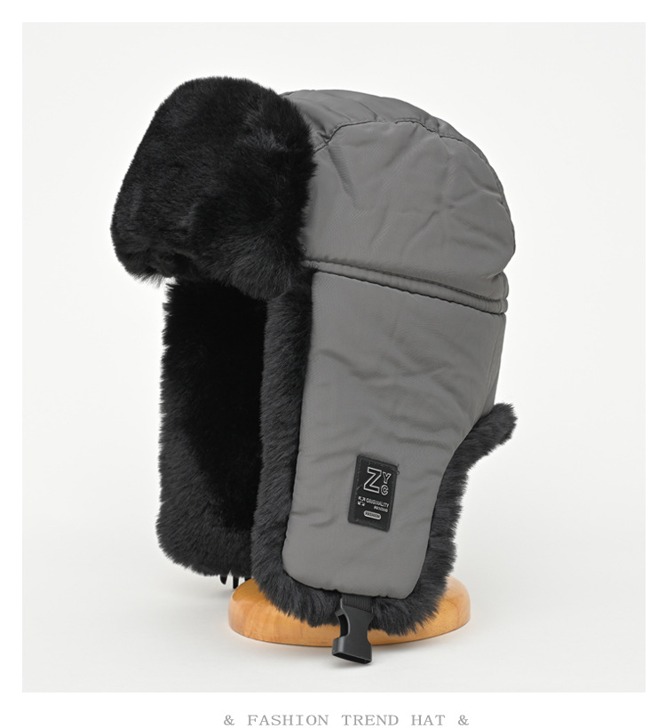 Winter Lei Feng für Männer Frauen, Herbst Winter mit Samtisolierung, Radfahren Ohrenschutz Hut, Outdoor Wandern und_voghion.com
