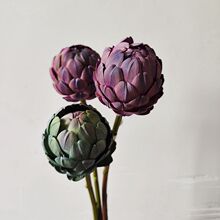 洋蓟果客厅玄关装饰植物蓟家居样板间插花艺假花新款