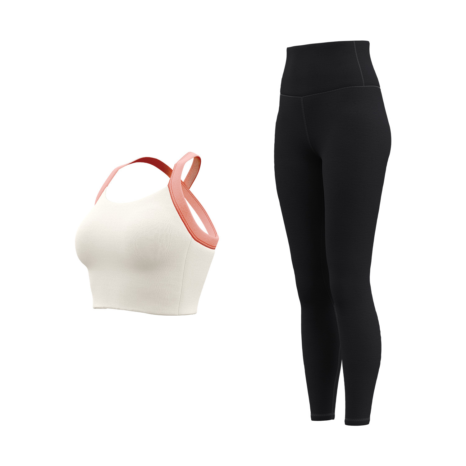 Juyi Tang primavera y verano juego de yoga de color fijo cinturón de hombro antichoque conjunto de ejercicio de acondicionamiento de pecho