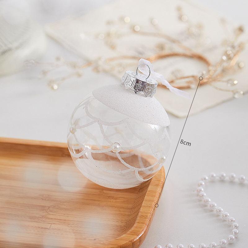 Colgante de Navidad decoración árbol de Navidad hecha a mano DIY decoración escena diseño pequeño regalo atmósfera colgante bola de Navidad