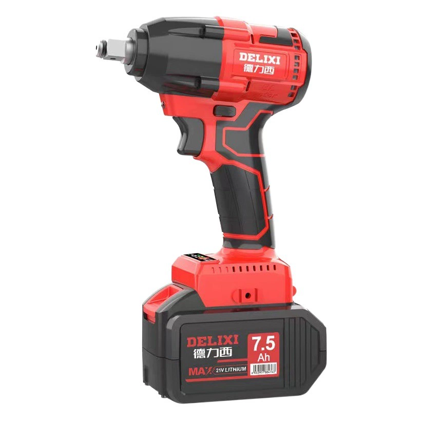 Бесщеточный электрический ключ Delixi, литиевый ударный гайковерт с высоким крутящим моментом, рама, промышленный электрический ветровой гаечный ключ, втулка для авторемонта шин