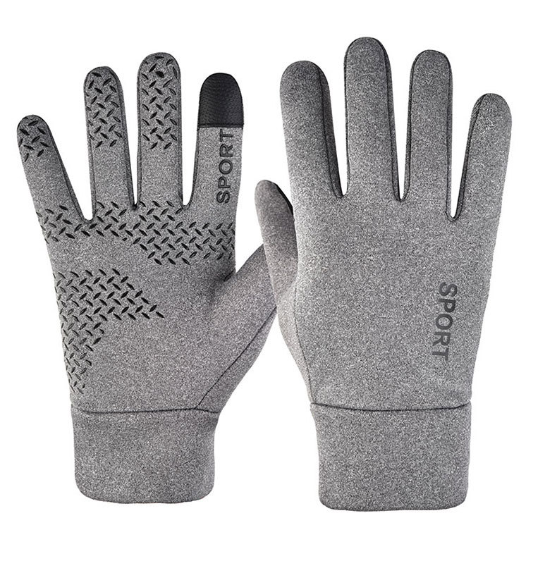 Fleece warm gloves Men's and women's touch screen cycling cold and waterproof outdoor gloves_maomaolike.com