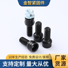汽车轮胎防盗螺丝适用大众 高强度碳钢防盗螺栓现货批发 量大从优
