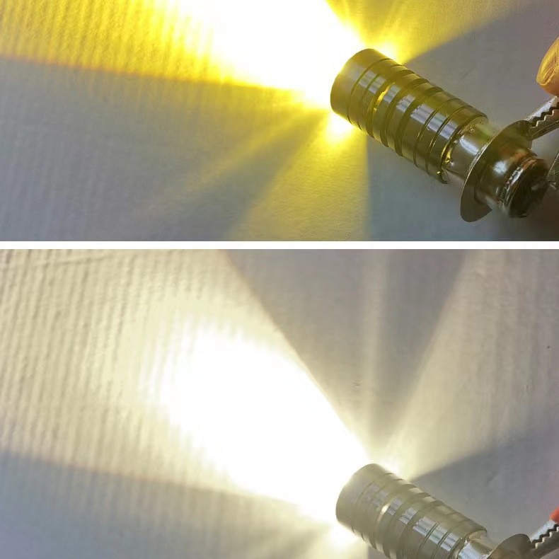 Gema motocicleta LED luz mini lente de luz dual Super brillante proyector vehículo eléctrico triciclo luz LED