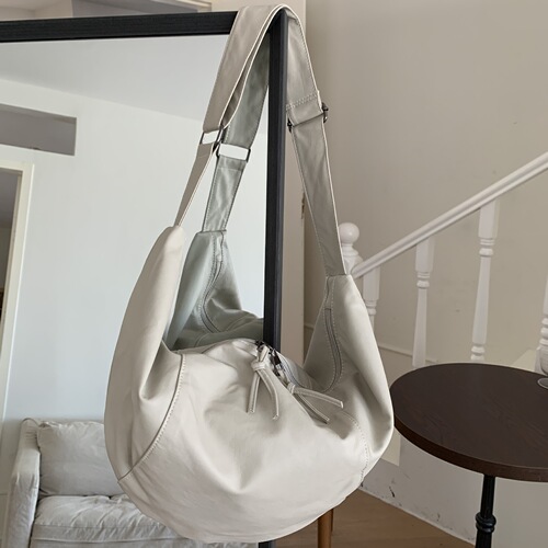 Bags for women  new style single shoulder pu soft leather dumpling bag crossbody bag versatile casual large capacity solid color women's bag trendy