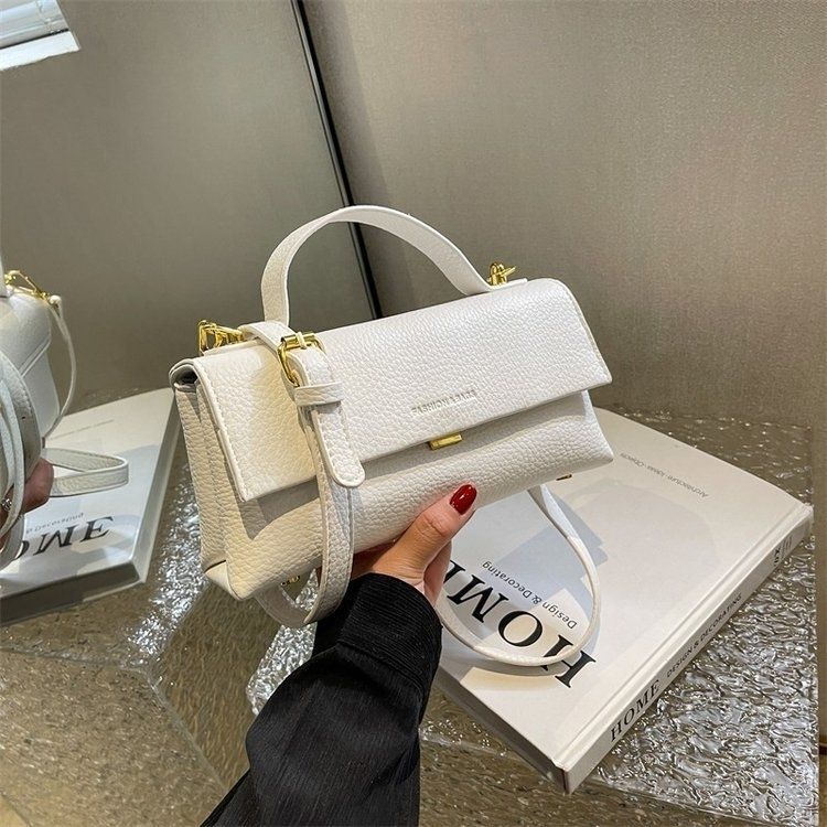 New Trendy Small Bag for Women, Autumn Versatile Green New Underarm Bag, New Crossbody Small Square Bag