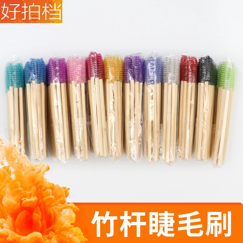 Eyelash extension, disposable brush for eyelashes