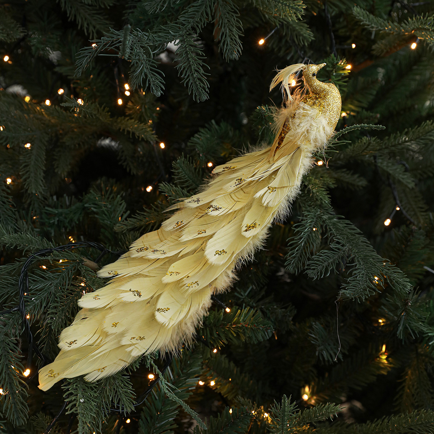 Decoración del árbol de Navidad pájaros plumas de color simulación de pájaros horticultura ramas decoración accesorios decoración pájaros colgantes