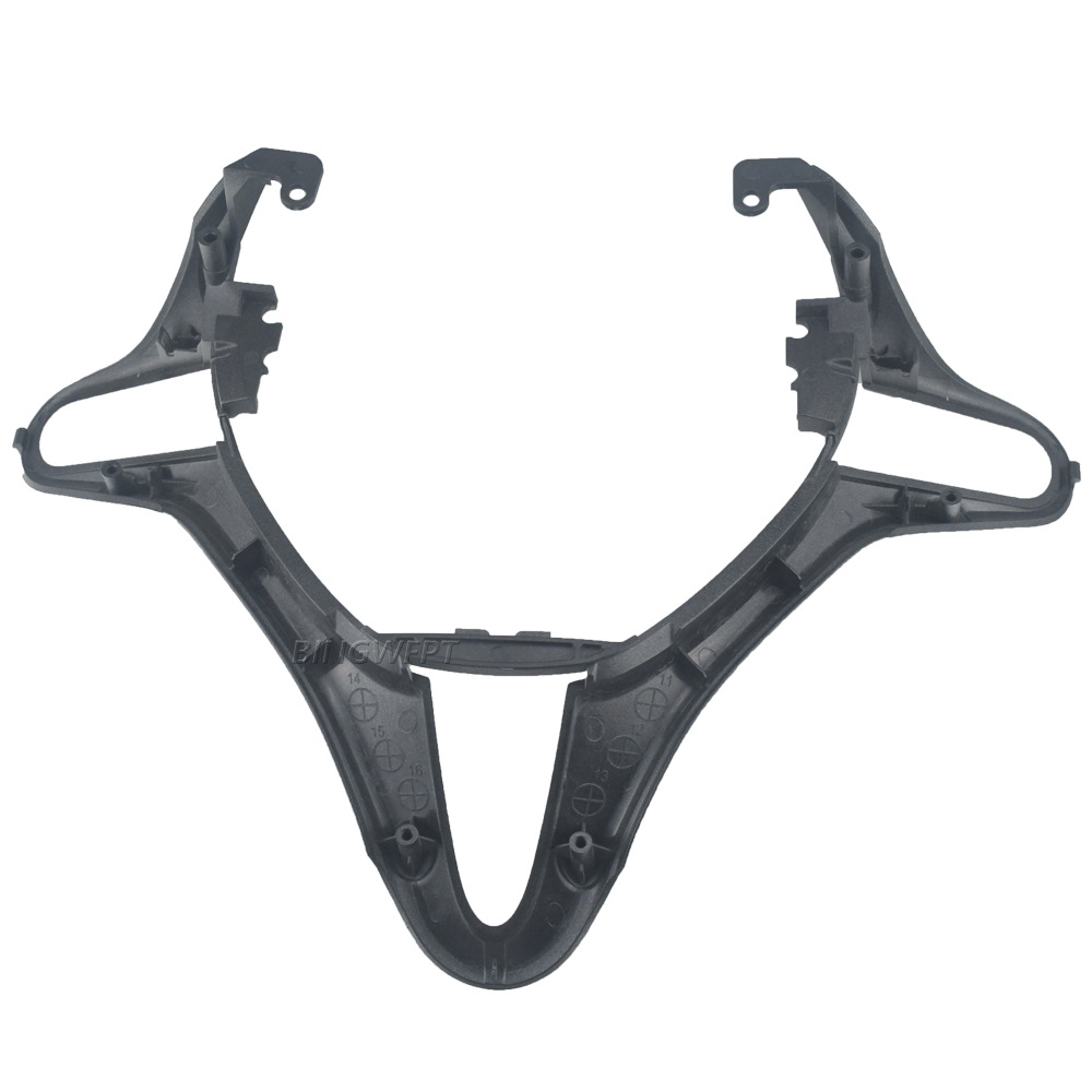 Suitable for 09-14 second-generation Fit Fengfan steering wheel decorative frame bright strip panel silver accessories modification