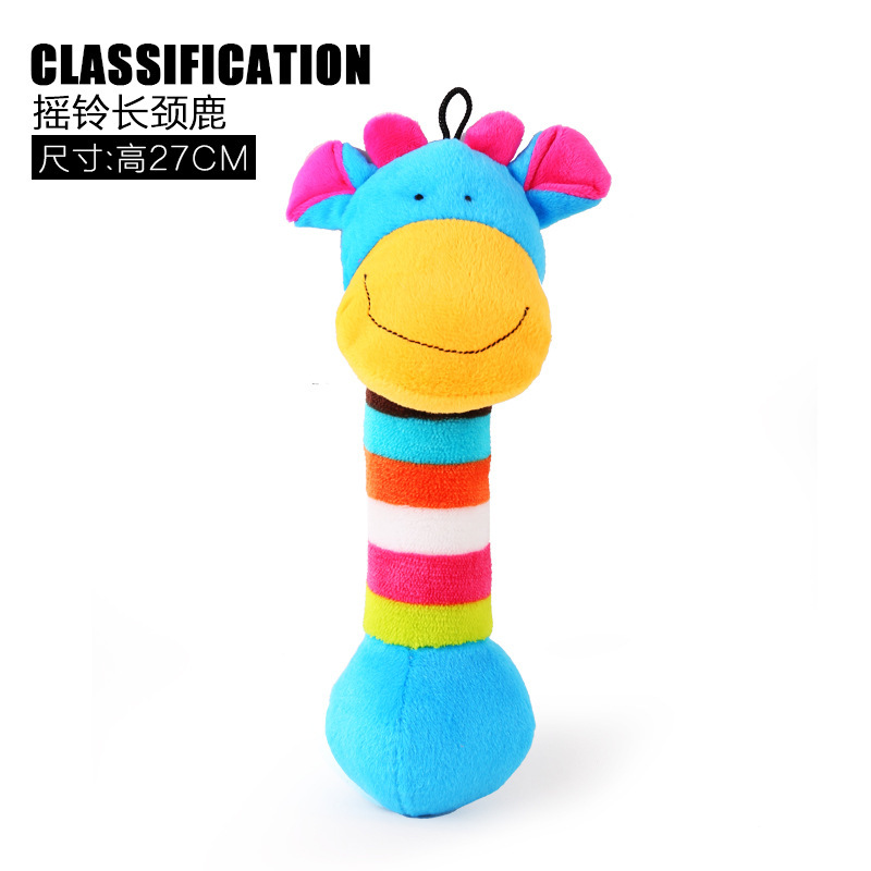 래틀 스틱 장난감-기린