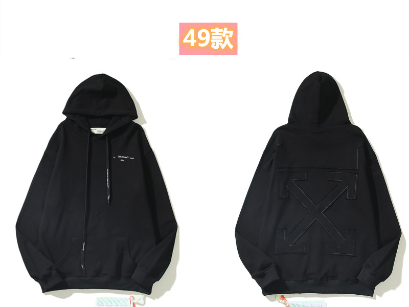 Marca de moda offwhite graffiti religioso pintura al óleo impresión de flecha hombre y mujer suelta OW pareja alta calle hoodie abrigo