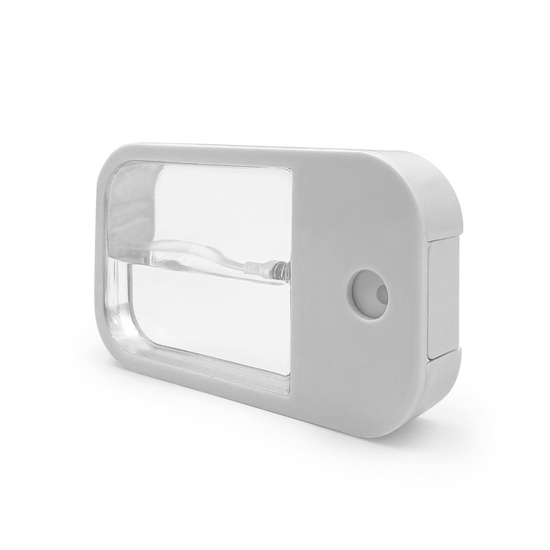 现货38ml四方卡片喷雾瓶旅行便携雾化瓶子白色透明细雾口腔喷雾瓶