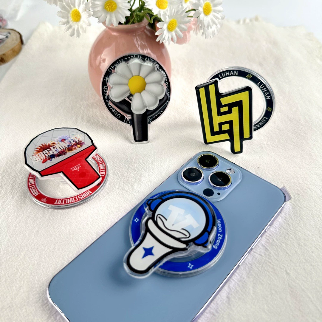 Популярный магнитный держатель для поддержки айдола, подходящий для чехла для мобильного телефона magsafe, подушки безопасности, выдвижная адсорбция