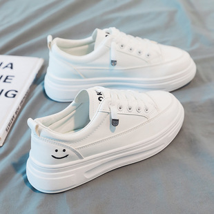 Small white shoes women's shoes 2025 spring and summer new all-match women's shoes wholesale thick-soled student casual board shoes