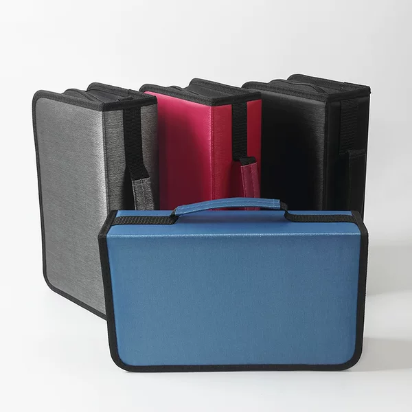 In-Stock Cd Case 128 Discs Thickened Inner Pages Large Capacity Storage Box Cd Case Portable Car Disc Case