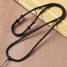 纯手工编织八股编吊坠绳子挂脖款高档可调节翡翠项链绳男女款挂绳