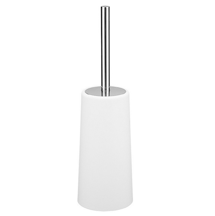 Venta al por mayor cepillo de inodoro sin ángulo muerto cepillo de inodoro doméstico montado en la pared de silicona cepillo de inodoro suministros de limpieza sanitaria