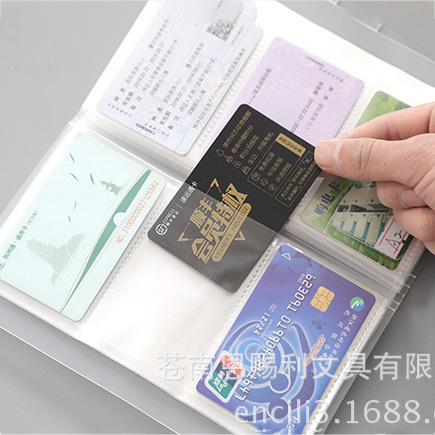 スター3インチフォトブック大容量アルバム透明研磨pp名刺入れ会員カードシートdiy手帳