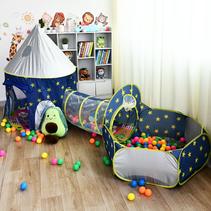 Children's tent, game house, basketball pool, tunnel, children's play house, castle, yurt, small house, toy house