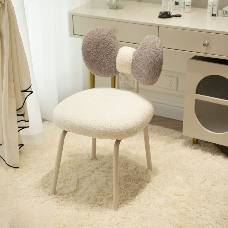 Стул для макияжа Стул для девочек Спальня легкий экстравагантный интернет красный продвинутый смысл