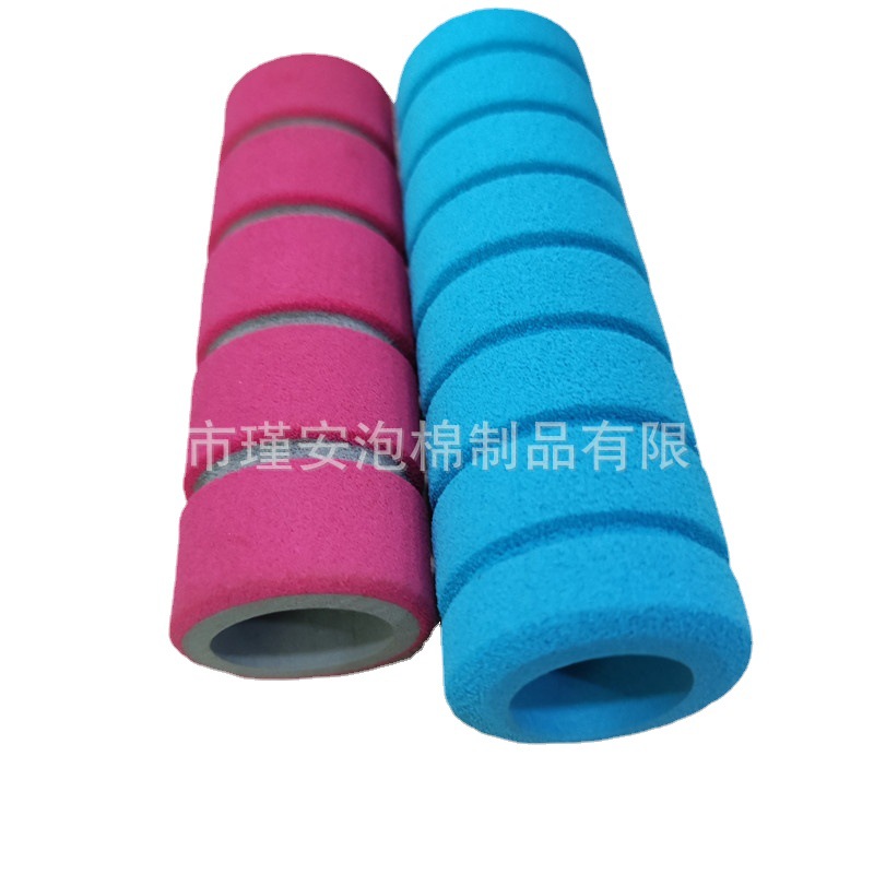 东莞供应内径20mm磨面手柄套减震降噪自行车海绵手把套