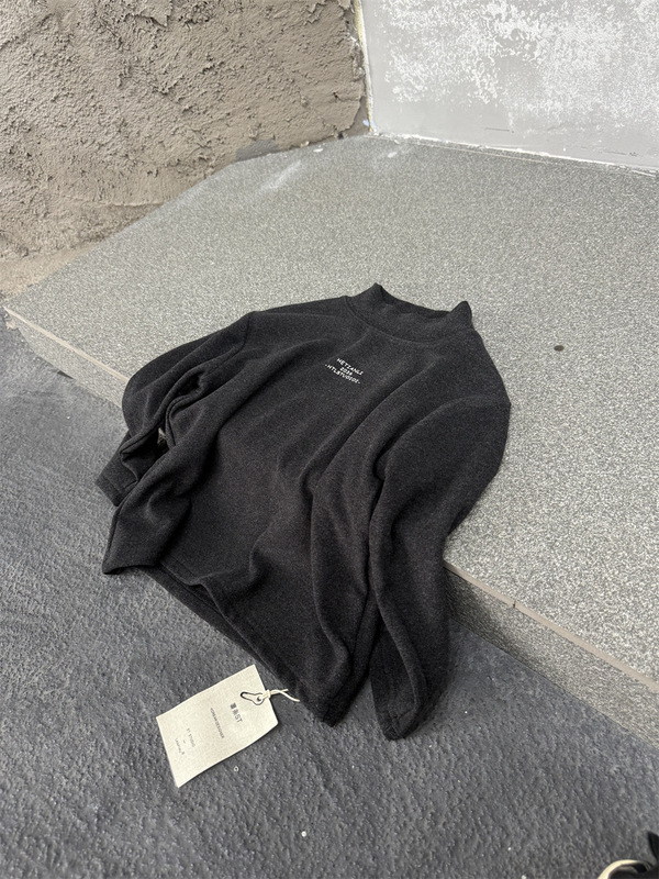 儿童冬季双面慕斯绒加厚半高领打底衫男女童字母保暖弹力发热内搭|undefined