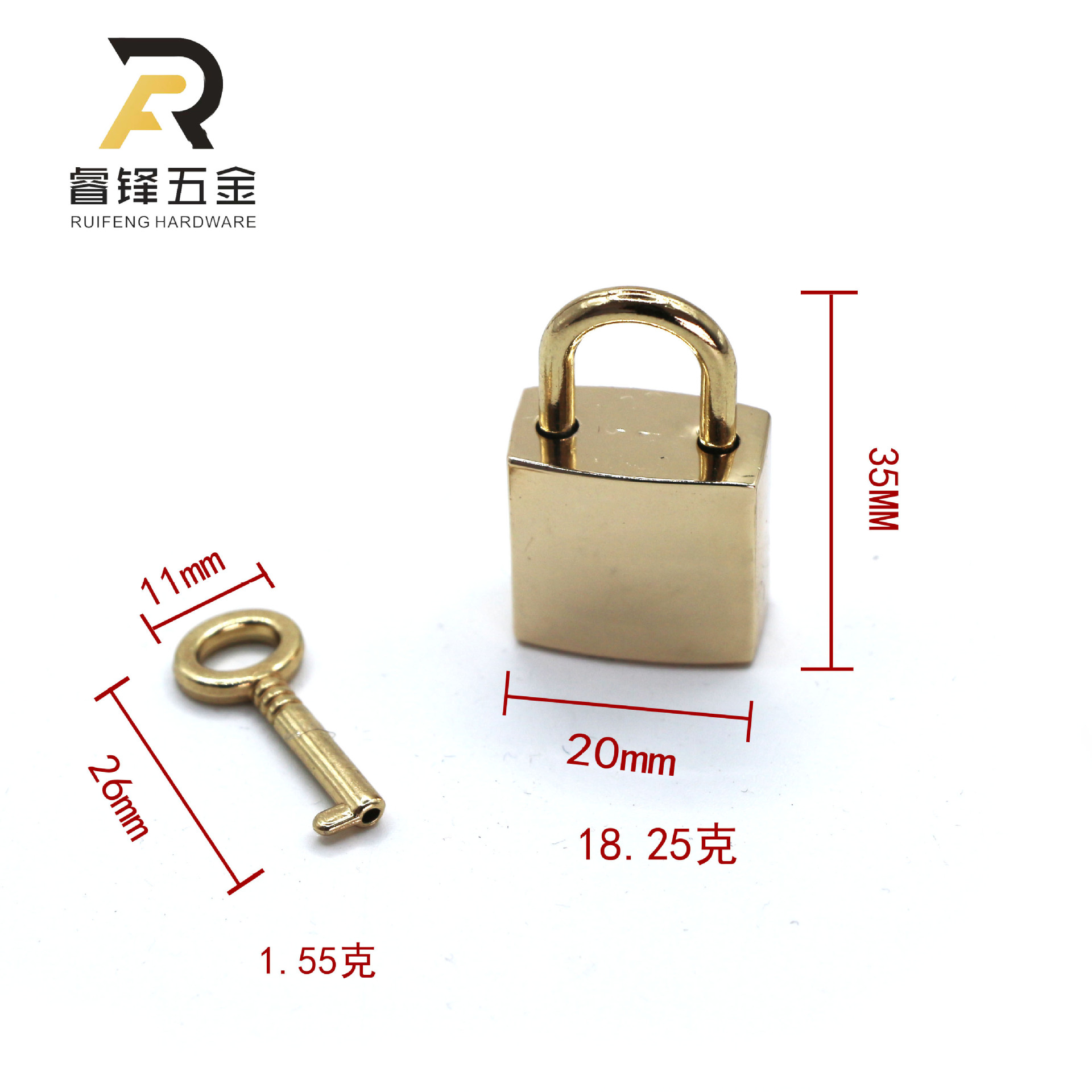 工厂直销圆形锁 大小号圆挂锁长款挂锁迷你箱挂锁 箱包五金配件