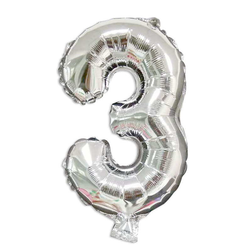Versión estadounidense del globo de película de aluminio digital de 40 pulgadas de cuerpo delgado Decoración de fiesta de cumpleaños Helio flotando en el aire Globo grande transfronterizo de 42 pulgadas