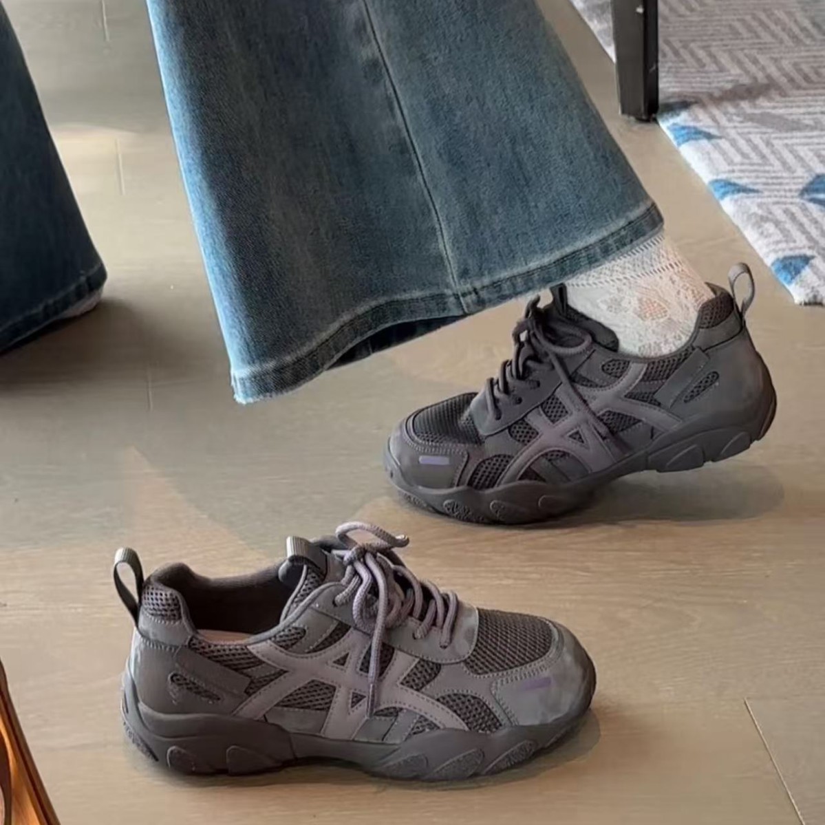 Retro Thick-Soled Moral Training Shoes for Women 2025 Autum New Style, Super Nice Soft-Soled Sports and Casual Women's Shoes, Forrest Gump Shoes