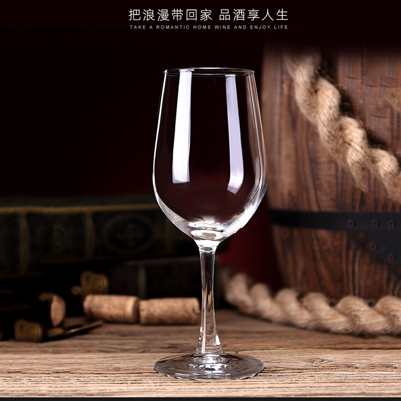 Copa de vino tinto Jinbaijia, copa alta Kerui, cristalería en varios tamaños para vino, adecuada para el hogar, hotel, bar, estilo nórdico.