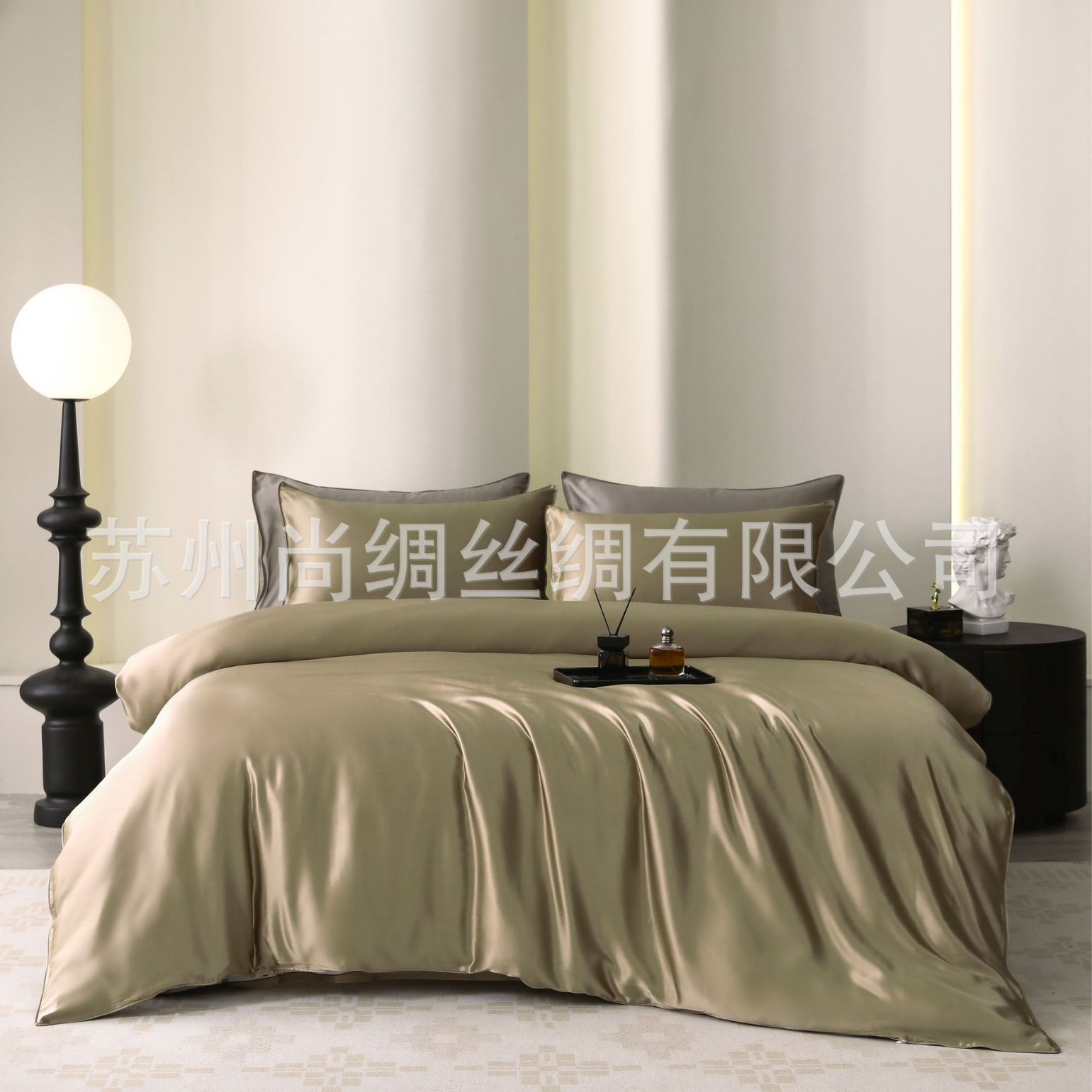 25mm Silk Four-Piece Set, Bed Bed Sheets, Quilt Cover, Pillowcase, Customizable Single Size Bedding Set