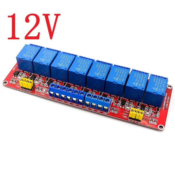 8-way 12V red board