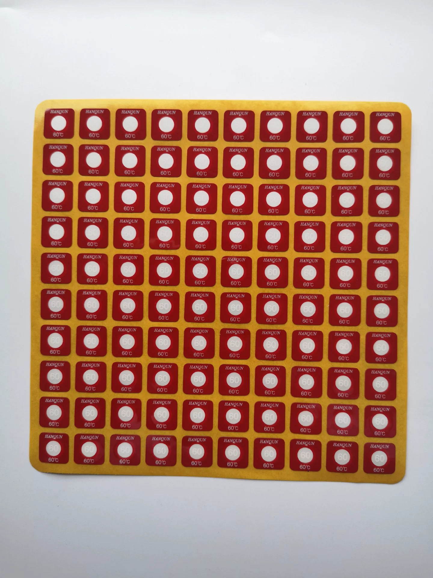 HQS-60 необратимая температура измеряя температуру изменения цвета заплаты измеряя температуру ярлыка температуры заплаты измеряя бумагу 100 частей