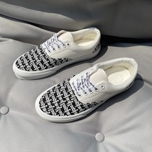 2025新款春夏男鞋大码4748码滑板鞋男款情侣鞋子男字母fog帆布鞋