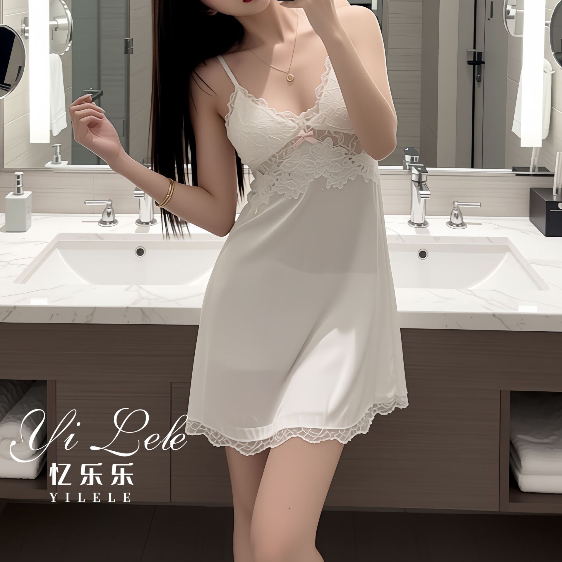Sexy and Fun Sleepwear Set, Lingerie, Seductive Outfit for Small Busts, Bedroom Teasing Clothing