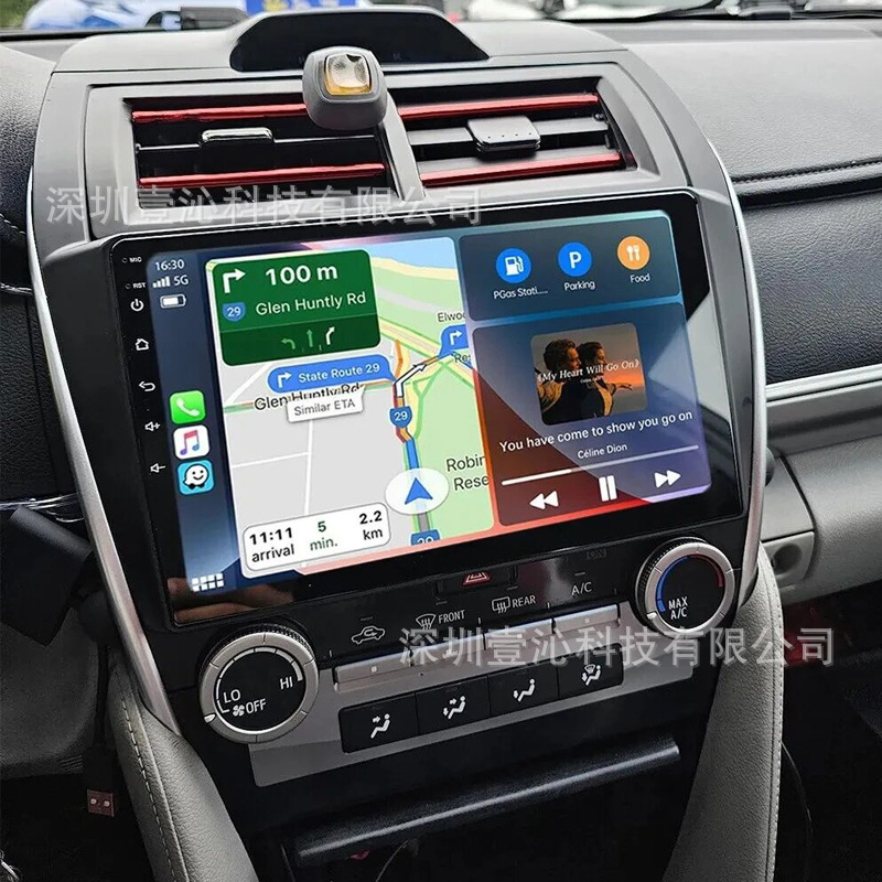 Suitable for 12-14 Toyota Camry American Version Frame Android Large Screen Navigation Frame Central Control Versatile Frame Dvd